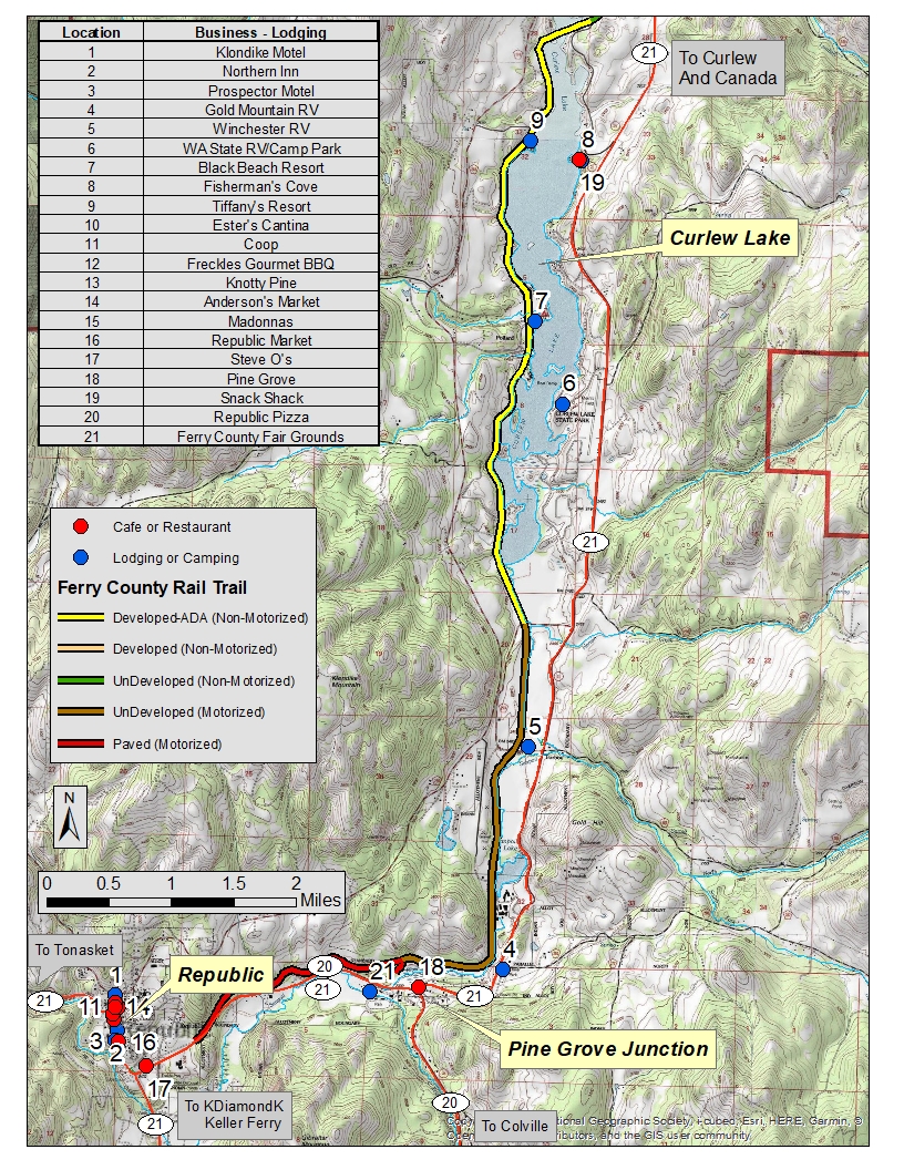 Business Location Maps – Ferry County Rail Trail